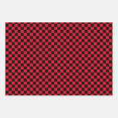 Feuilles de papier à envelopper À damiers (Devant)