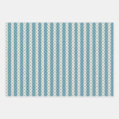 Feuilles de papier à envelopper à la florale et au (Devant 2)