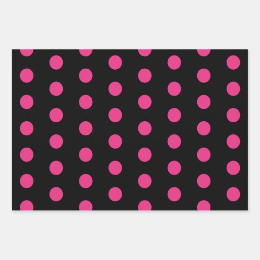 Feuilles de papier à envelopper à points Polka (no (Devant)