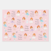 Feuilles de papier à envelopper Ballerina aux chev (Devant 2)