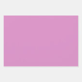 Feuilles de papier à envelopper bleu, rose et viol (Devant 3)