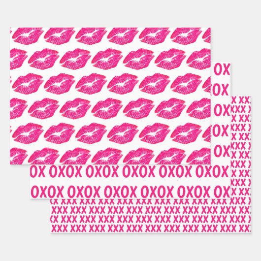 Feuilles de papier à envelopper - Enfers et baiser (Lot)