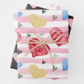 Feuilles de papier à envelopper épais Arty Moderne (En situation)