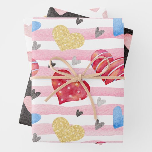 Feuilles de papier à envelopper épais Arty Moderne (En situation)