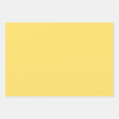 Feuilles de papier à envelopper jaune clair (Devant 2)