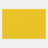 Feuilles de papier à envelopper jaune clair (Devant)