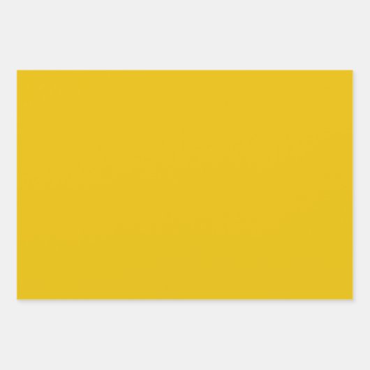 Feuilles de papier à envelopper jaune clair (Devant)