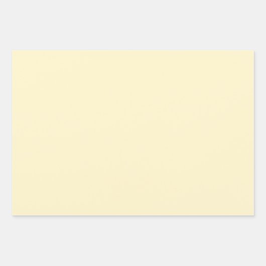 Feuilles de papier à envelopper jaune clair (Devant 3)
