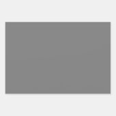 Feuilles de papier à envelopper noir, gris et blan (Devant 2)