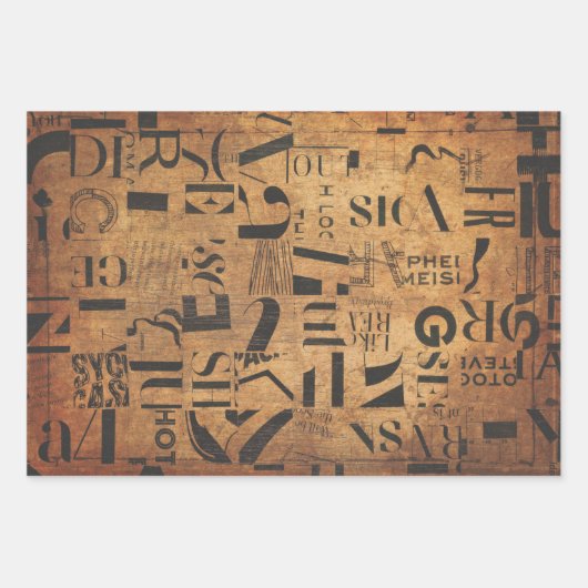 Feuilles de papier à envelopper pour découpage, co (Devant)