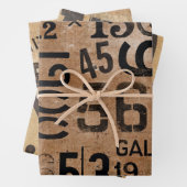 Feuilles de papier à envelopper pour la découpage  (En situation)