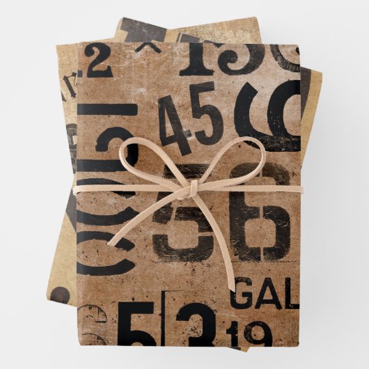 Feuilles de papier à envelopper pour la découpage  (En situation)