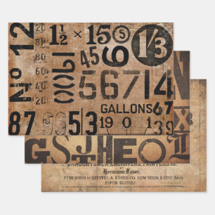 Feuilles de papier à envelopper pour la découpage 