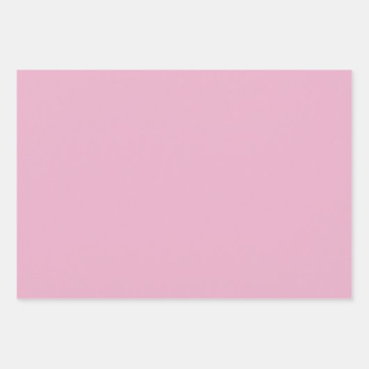 Feuilles de papier à envelopper rose tendance (Devant 2)