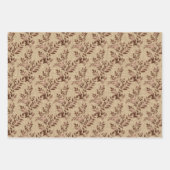 Feuilles de papier à envelopper rustique Cottageco (Devant)