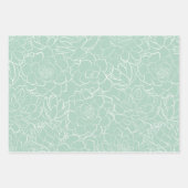 Feuilles de papier à envelopper Succulentes (Devant 2)