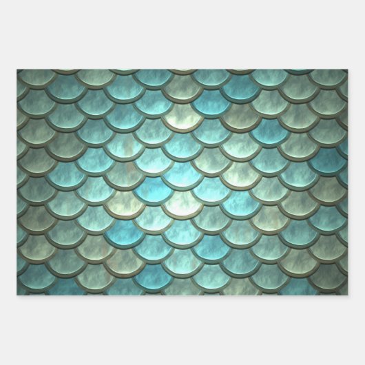 Feuilles de papier à envelopper sur les échelles d (Devant 3)