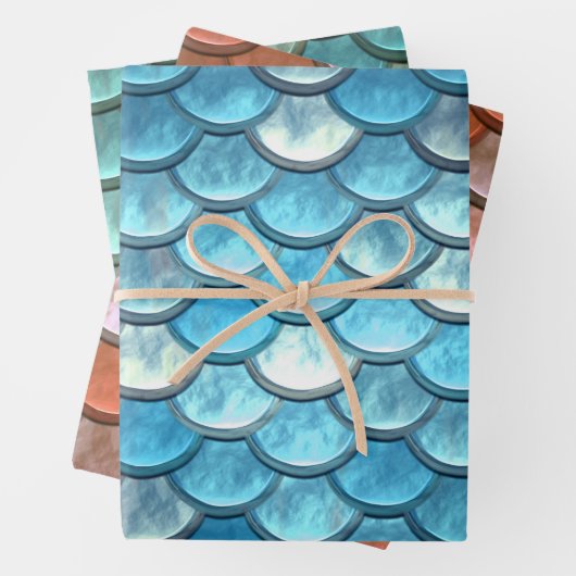 Feuilles de papier à envelopper sur les échelles d (En situation)