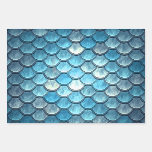 Feuilles de papier à envelopper sur les échelles d (Devant)