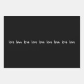 Feuilles de papier à envelopper Valentine's Love R (Devant)