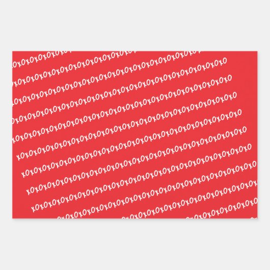 Feuilles de papier à envelopper Valentine's Red Pi (Devant)