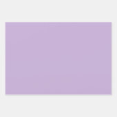 Feuilles de papier à envelopper violet clair (Devant 3)