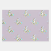 Feuilles de papier à envelopper violet de truite a (Devant)