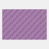 Feuilles de papier à envelopper violet pour os (Devant 2)