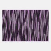 Feuilles de papier à envelopper violet tendance (Devant 3)