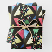 Feuilles de papier à envelopper X mas Motif en ver (En situation)