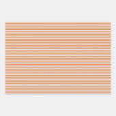 Feuilles de papier à trois tons orange (Devant)