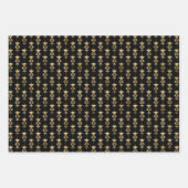Feuilles de papier Art Déco Gold & Black Wrapper (Devant 2)