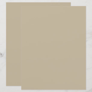 Feuilles de Papier   Beige Élégant   Papeterie Cré
