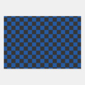 Feuilles de papier blanc rouge À damiers enveloppa (Devant 3)