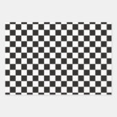 Feuilles de papier blanc rouge À damiers enveloppa (Devant)