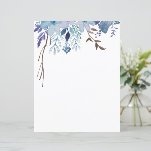 Feuilles de papier - Blues d'été (Debout devant)