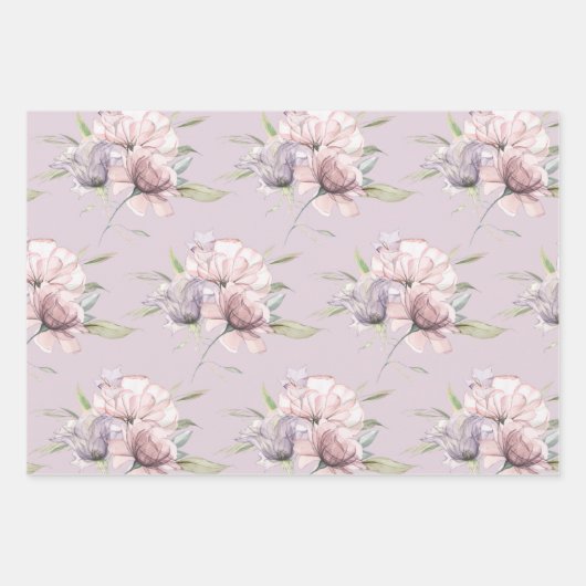 Feuilles de papier Boho Rose Wrapping (Devant 3)