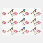 Feuilles de papier cadeau aquarelle pour thé de ma (Devant 3)