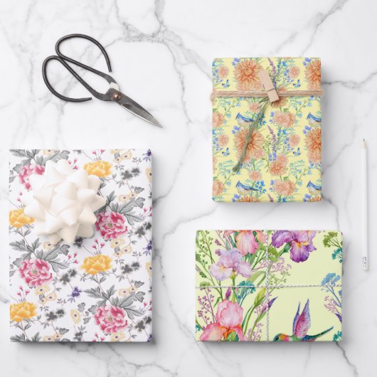 Feuilles de papier cadeau Mello Yellow (Recto)