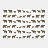 Feuilles de papier capybara enveloppant (Devant)