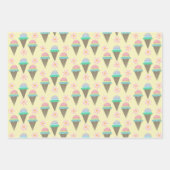 Feuilles De Papier De Crème De Glace Et D'Envelopp (Devant)