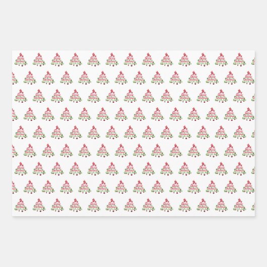 FEUILLES DE PAPIER DE Noël (Devant 3)