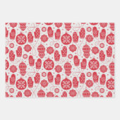 Feuilles de papier de style ancien Motif de Noël (Devant)