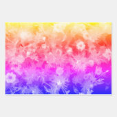 Feuilles de papier d'emballage : Collection floral (Devant 3)