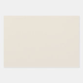 Feuilles de papier d'emballage couleur blanc uni m (Devant 3)