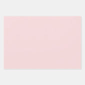 Feuilles de papier d'emballage couleur solide rose (Devant 3)
