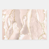 feuilles de papier d'emballage d'agate rose (Devant 2)