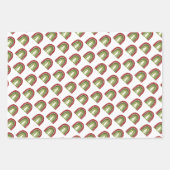 Feuilles de papier d'emballage d'arbre de Noël Boh (Devant)