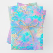 feuilles de papier d'emballage de conception de te (En situation)