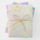 feuilles de papier d'emballage de conception de te (En situation)